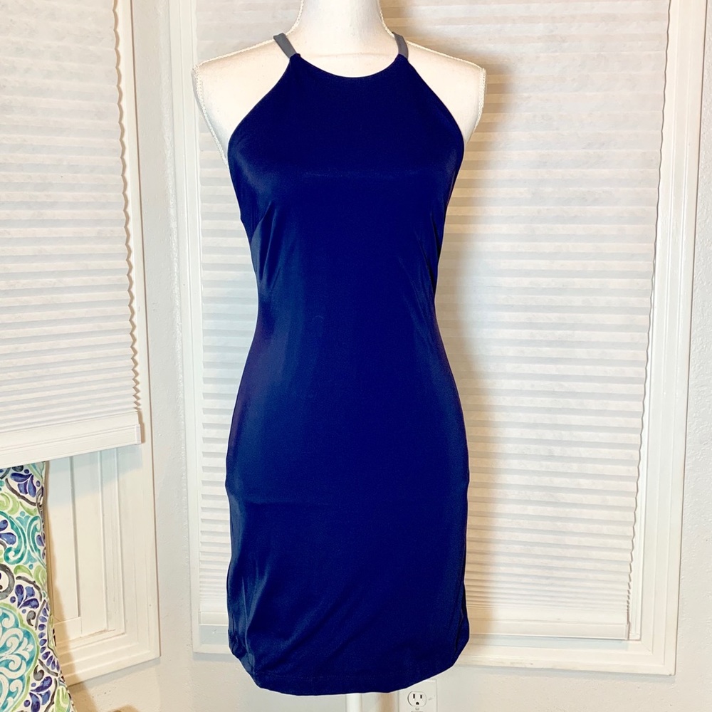 💕 Tela/Urban Outfitters Navy racerback dress💕